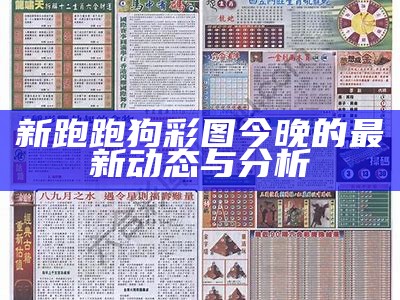 新跑跑狗彩图今晚的最新动态与分析